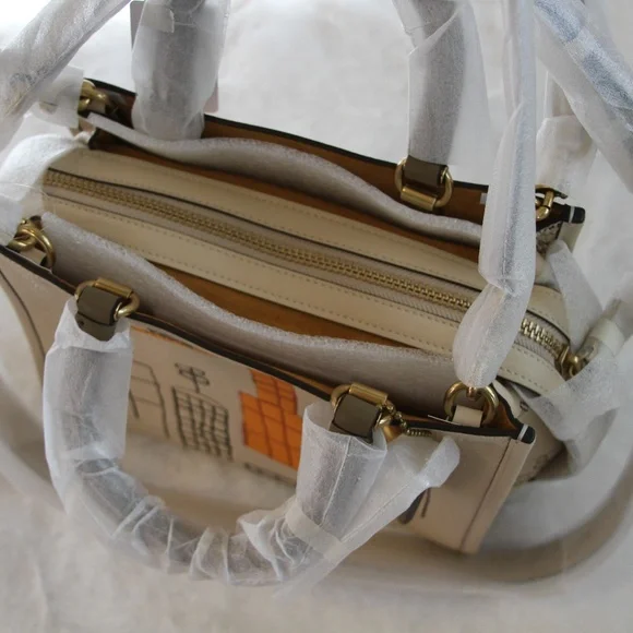 COACH Jean-Michel Basquiat Rogue 25 Satchel Shoulder Bag - Picture 5 of 12